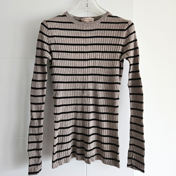 Philosophy Tops - Philosophy M Cashmere Blend Sweater Long Sleeve Ribbed Top Medium